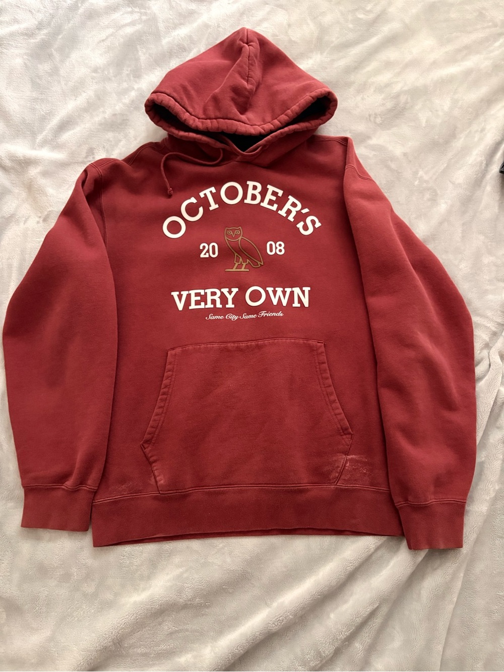 OVO Hoodie maroon